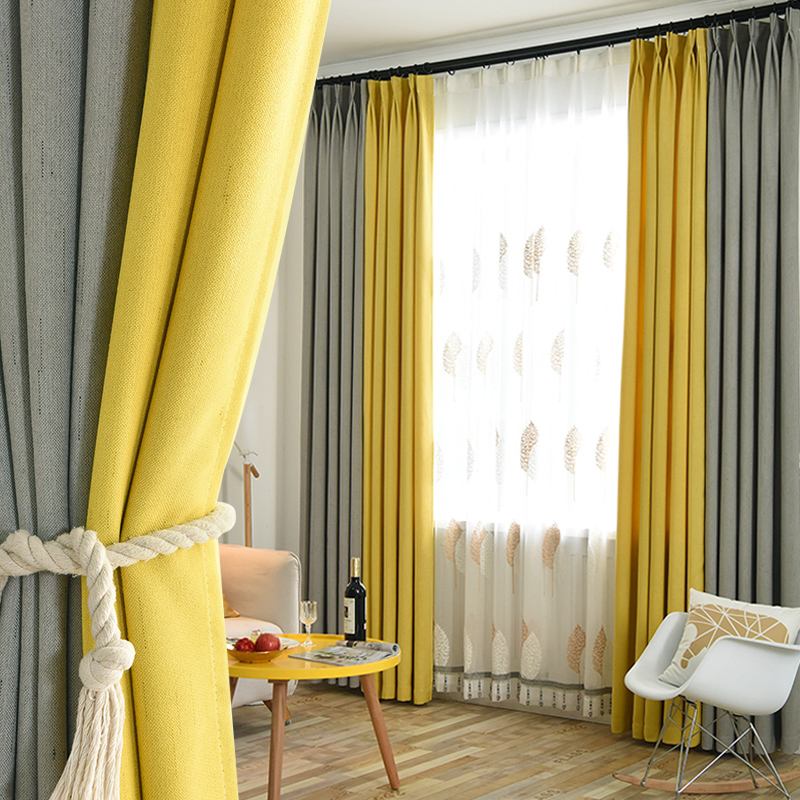 将合肥窗帘布料以一定比例加宽可以做成褶皱式窗帘
